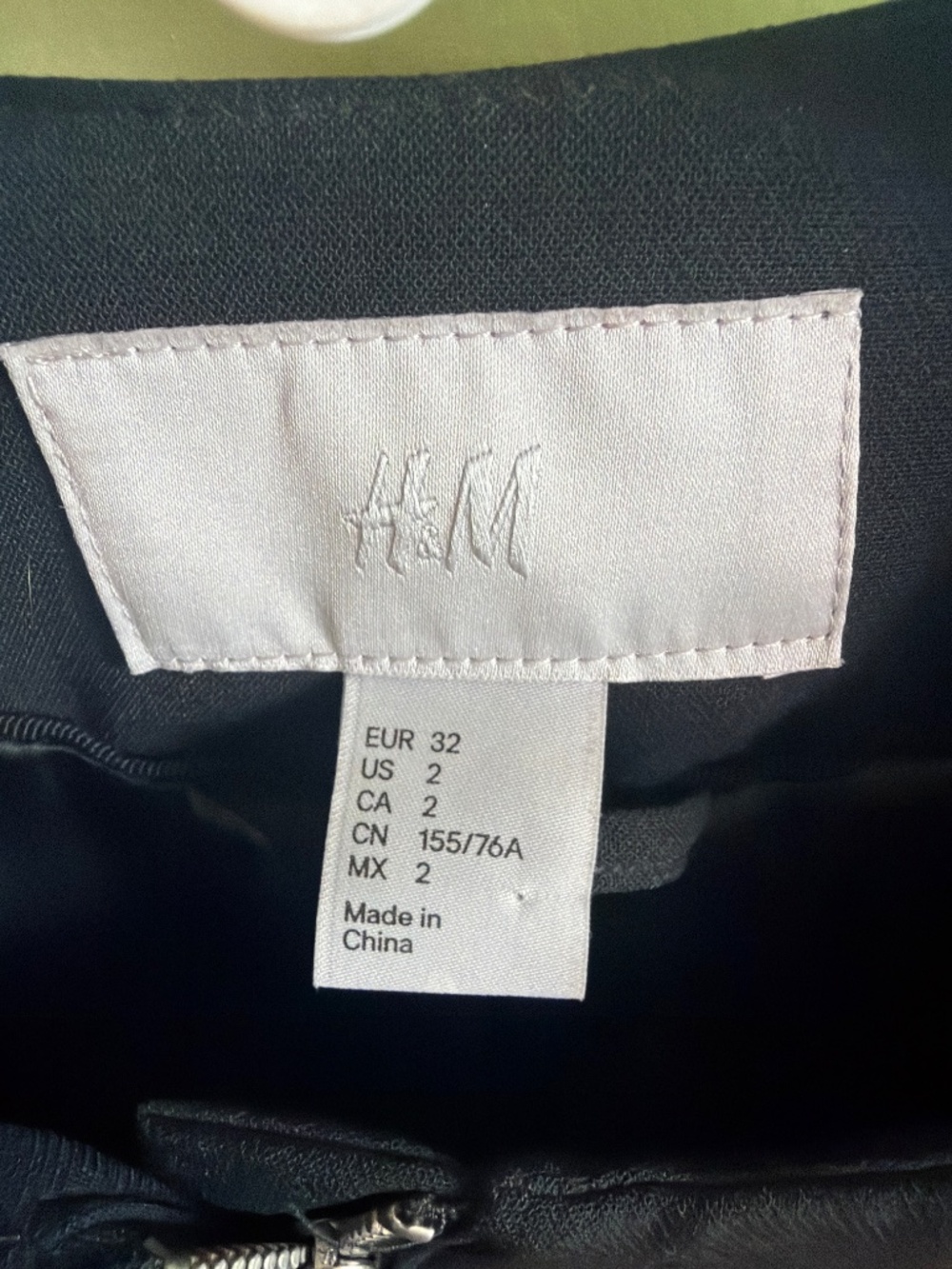H&M Black Peplum Blazer - Picture 2 of 6